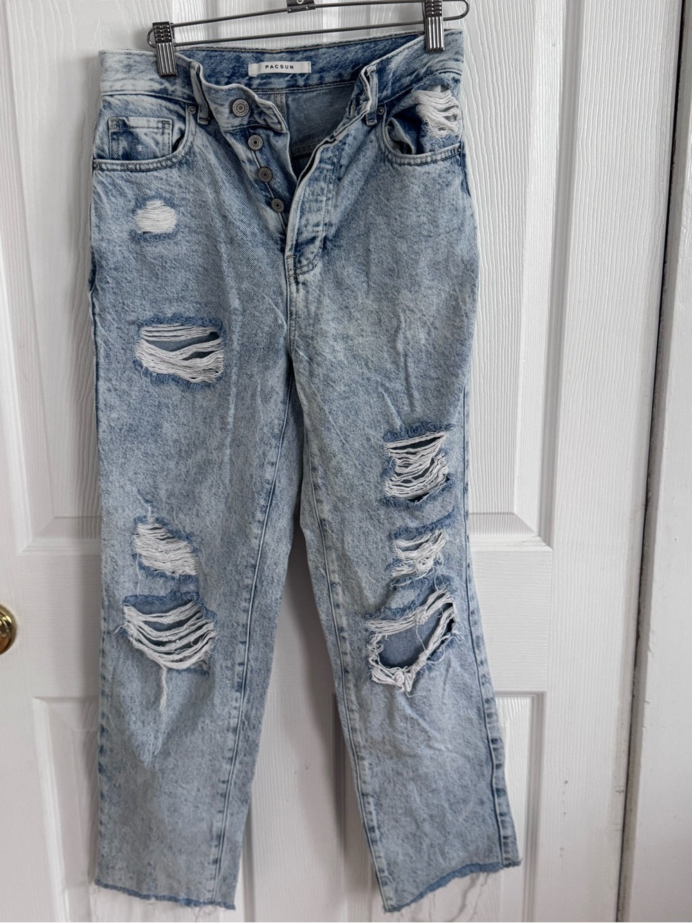 PacSun Light Blue Button-Fly Denim Jeans